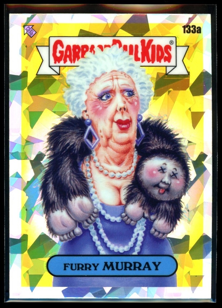 2021 Topps Chrome Furry Murray Atomic Refractor GPK #133a Garbage Pail Kids