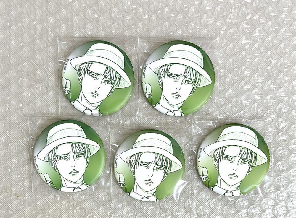 Attack On Titan Levi Can Badge Mappa Original Picture