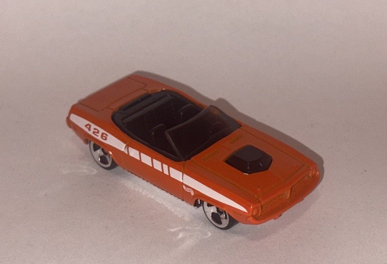 HOT WHEELS Loose 1970 Plymouth Barracuda (Orange Version)