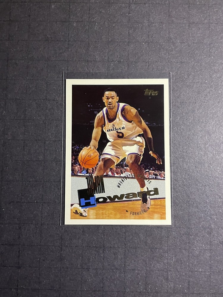 1995-96 Topps Juwan Howard Card #161 - Washington Bullets