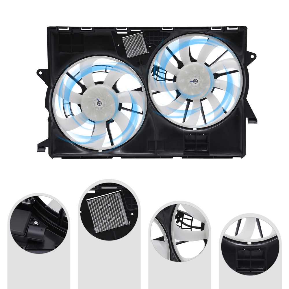 Radiator Cooling Fan Assembly For Jeep Cherokee 2014-2018 CH3115177 52014621A