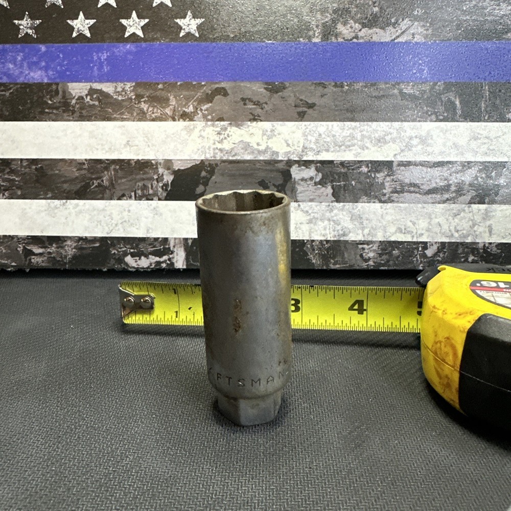 Vintage Craftsman 1/2” Drive 12 Point Deep Socket 13/16 =V= Free Ship!