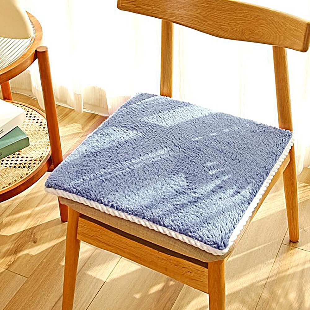 Breathable Plush Chair Seat Cushion for Comfort & Protection  