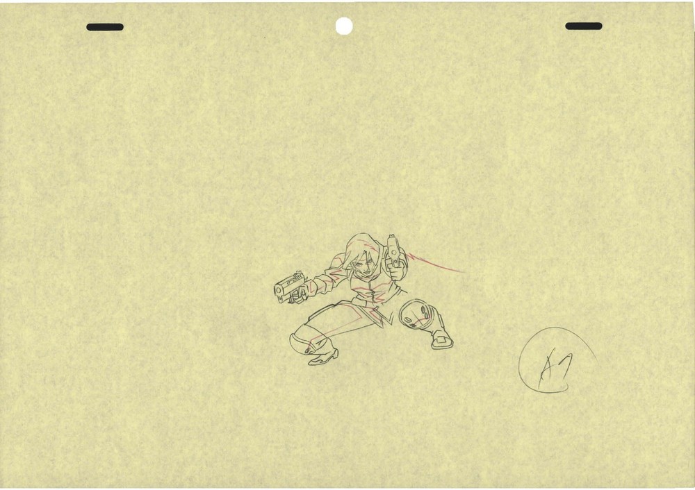 G.I. Joe Resolute Production Animation Cel Drawing 2009 D-007