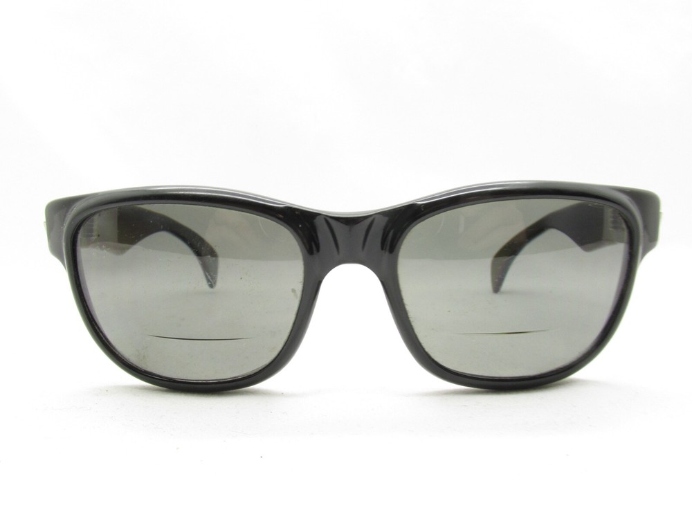 RAY-BAN PSAS BLACK HORN RIM SPORTS WRAP EYEGLASSES FRAMES 54-135 118040