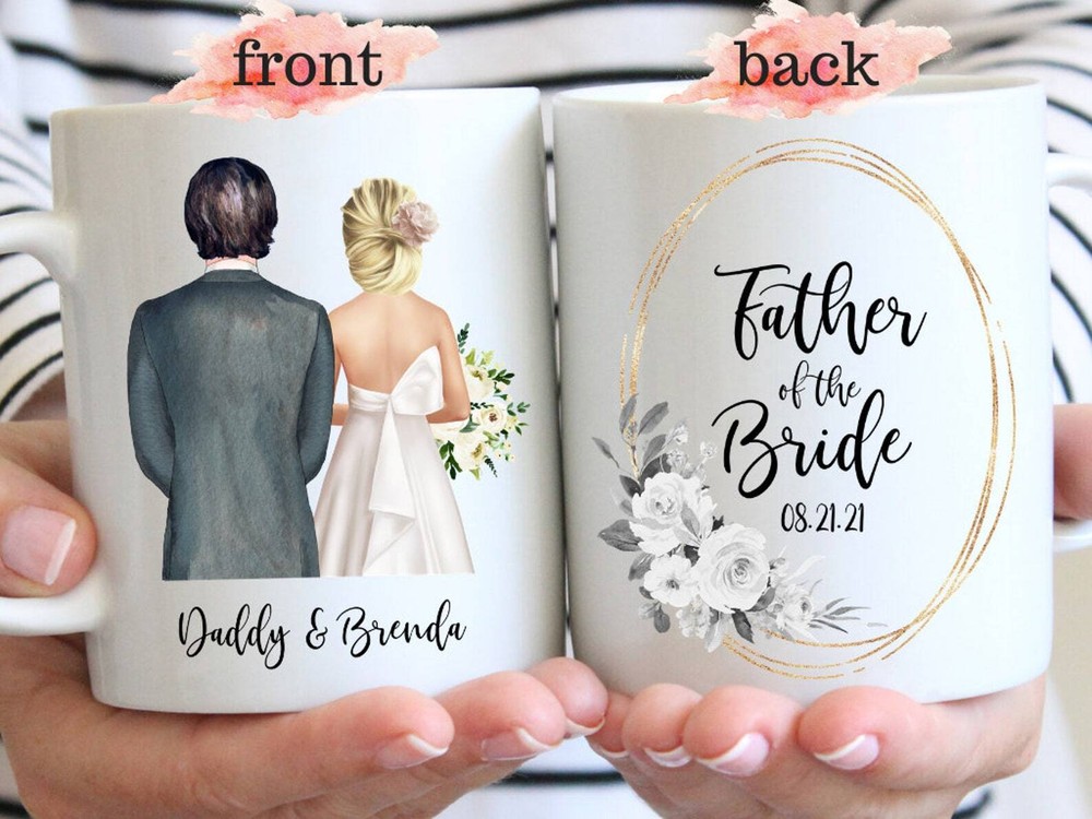 Father Of The Bride Coffee Mug Wedding Gift For Father Custom Father Gifts