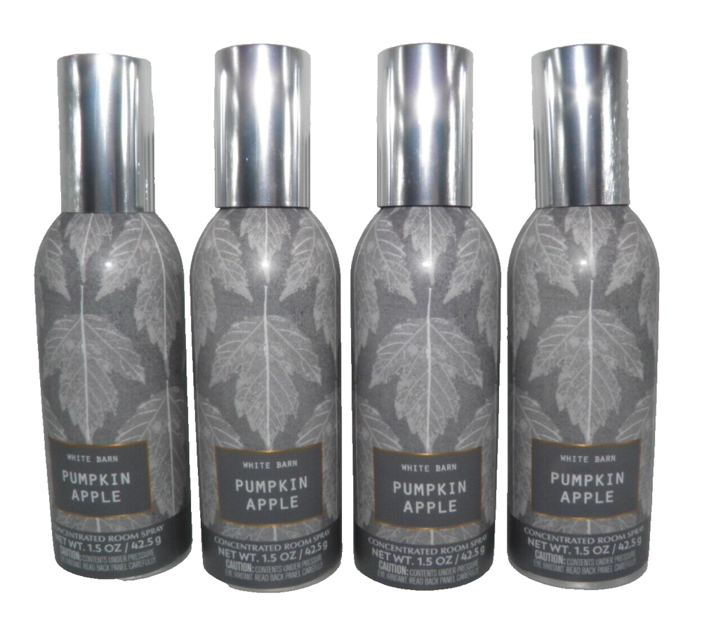 4-Pack Bath & Body Works Pumpkin Apple Concentrated Room Spray