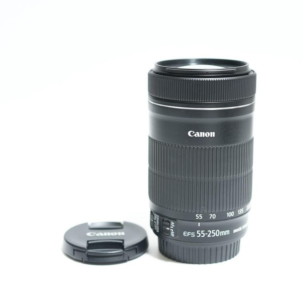 Canon EF-S 55-250mm F4-5.6 IS STM Telephoto Zoom Lens Pre-Owned
