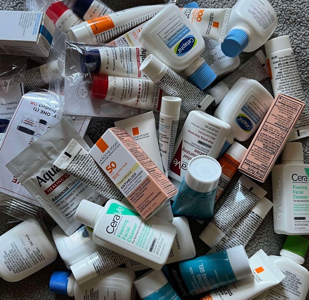 Mystery Box 9pc Assorted Skincare/Beauty Products - Cleansers, Lotion, Sunscreen