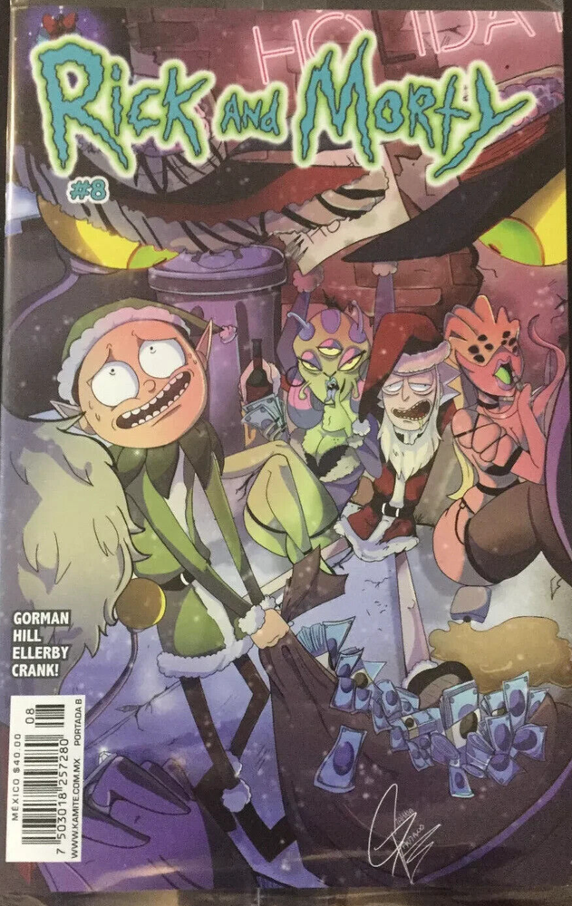 RICK AND MORTY 8 EXCEED EXCLUSIVE JESSE JAMES NM- NM COMIC BOOKS JJCS FLORIDA