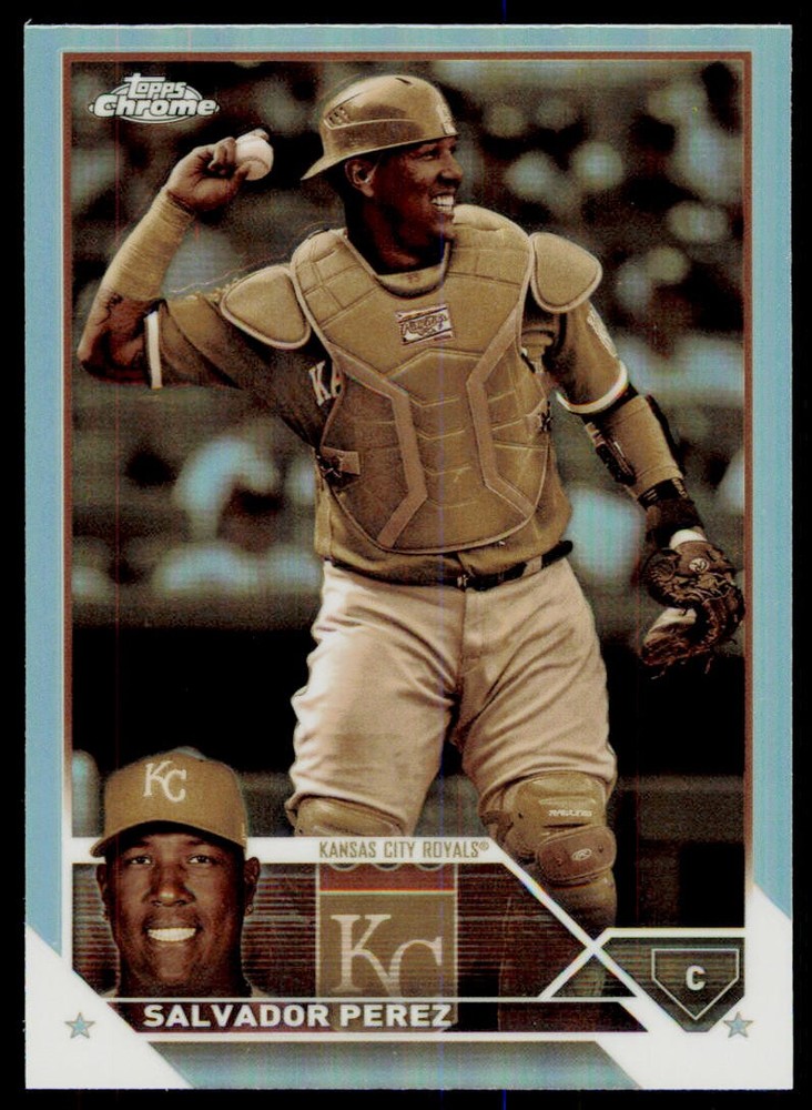 2023 Topps Chrome - Salvador Perez #165 Sepia Refractor