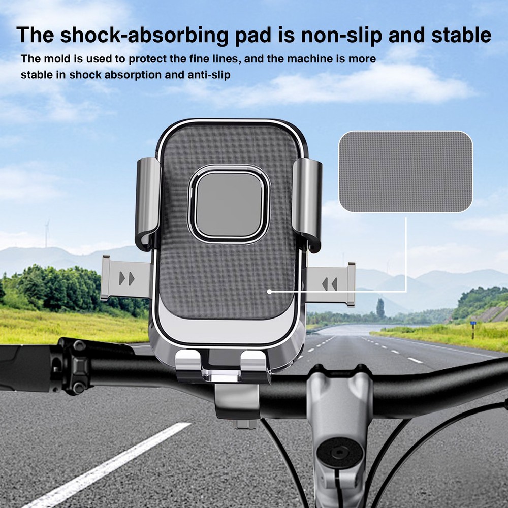 Bicycle Mobile Phone Holder Universal Scooter Motorcycle Cellphone Mount Support