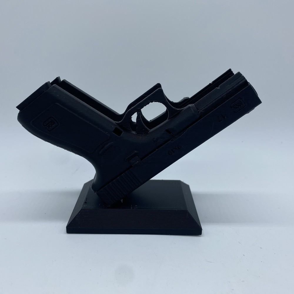 Glock 17 Custom Business Card Holder 3D Printed Display Stand Plastic 9x19mm