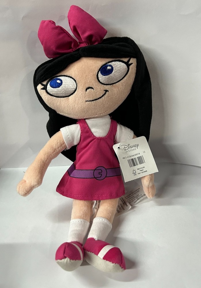 Disney Store Isabella Plush Phineas & Ferb Friend 11