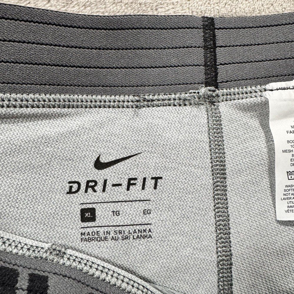 Nike Pro DRI-FIT Heather Gray Training Tights, XL, Style#: BV5641-085