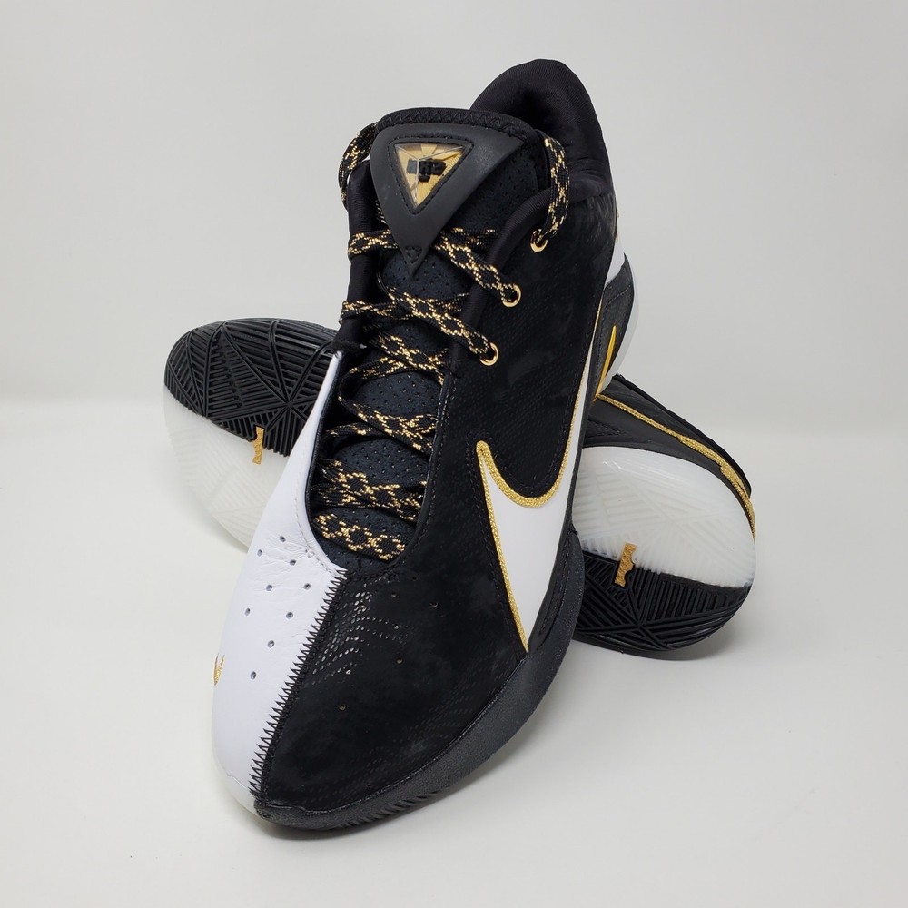 Nike LeBron XXII White Black Metallic Gold Shoes HV8454-100 Men’s Size 9.5