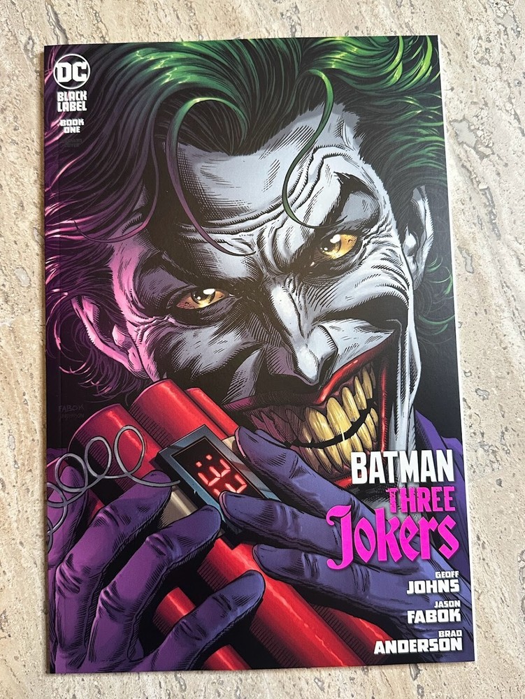 BATMAN THREE JOKERS #1 DYNAMITE VARIANT COVER 2020 DC BLACK LABEL