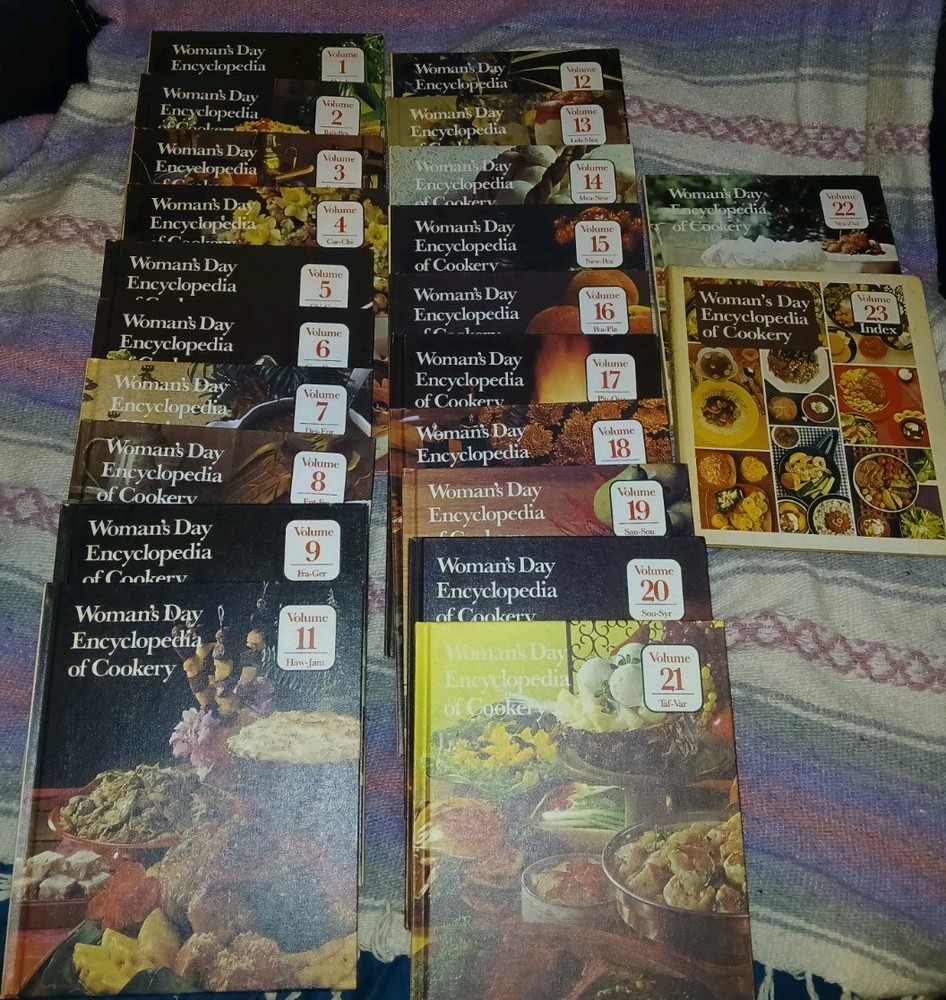 lot of 22 Women's Day Encyclopedia of Cookery (MISSING VOL 10) SEE DESCRIPTION