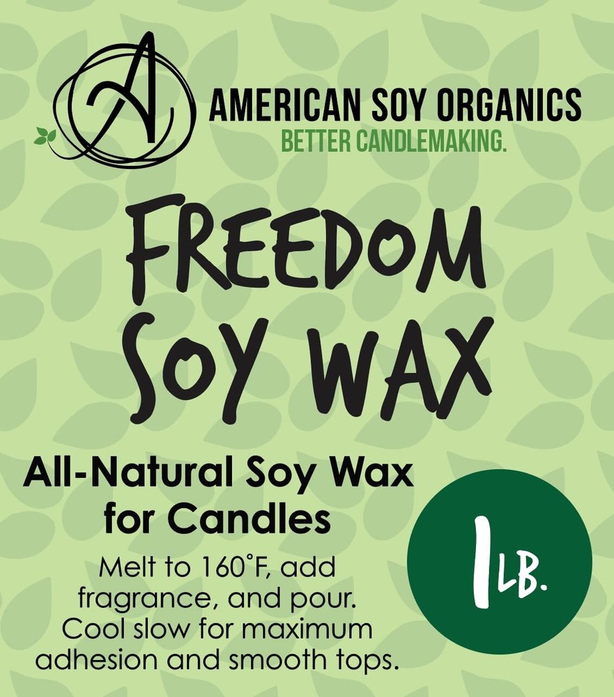 - 1 lb of Freedom Soy Wax Beads for Candle Making – Microwavable Soy Wax Bead...