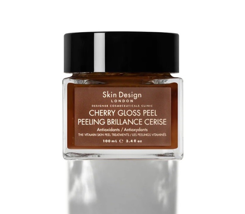 Skin Design London Cherry Gloss Peel Antioxidant Facelift Face Mask NEW IN BOX