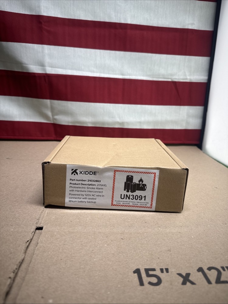 Kidde 20SA10 Hardwired Smoke Detector 10-Year Battery Interconnectable 85 db