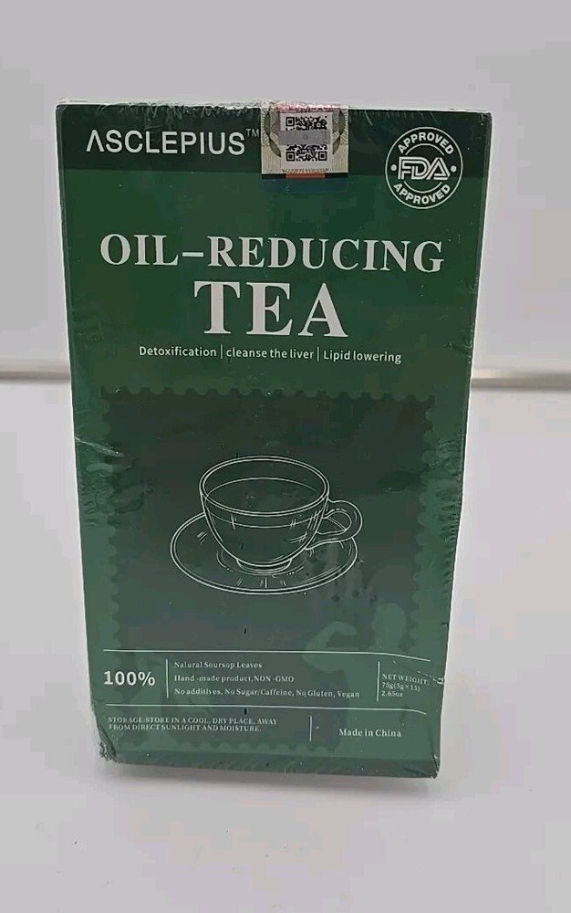 Oil-Reducing Tea-10 Herbal Oil Cleansing Tea for Liver Exp 11/25 Sealed