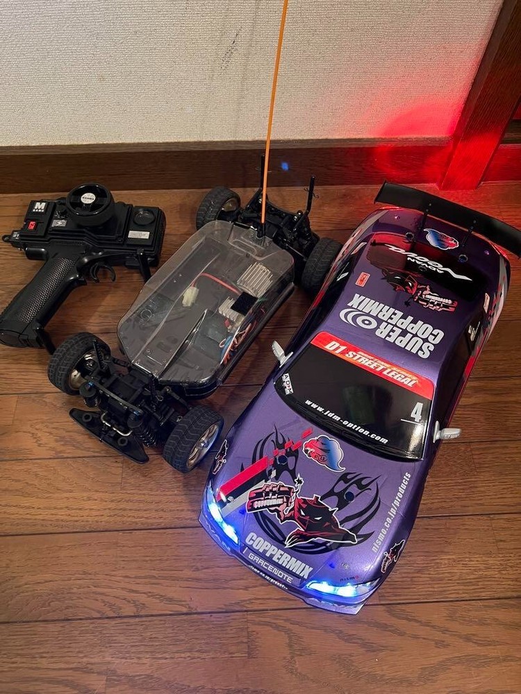Tamiya 1/10 TB-01 Silvia S15 RC Car Kit with Mecha Propo Radio Control