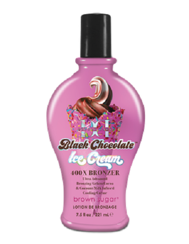 Double Dark Black Chocolate Ice Cream 7.5oz Tan Inc-image