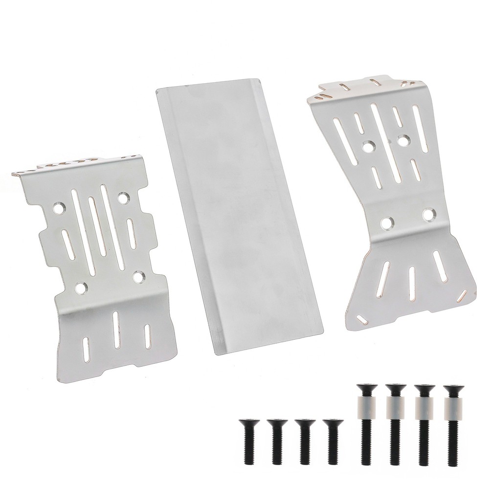 Stainless Steel Chassis Armor Skid Plate Protector for ARRMA 1/10 GORGON RC Part