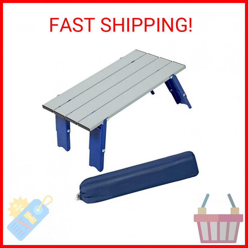 PORTAL Portable Aluminum Table with Retractable Legs and Carry Bag for Outdoor P