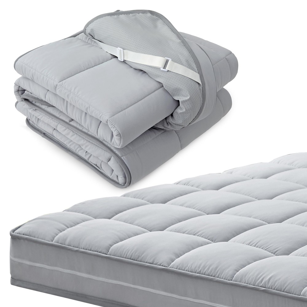 3Inch King Mattress Topper Cover(Only Cover),Mattress Protector Bedding,Foam ...