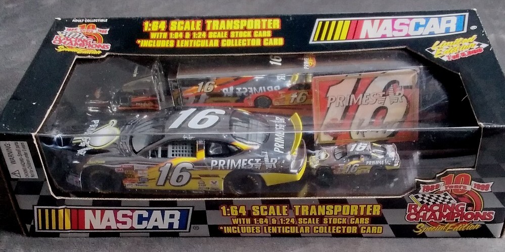 Racing Champions Kevin Lepage Primestar 3-Pack Diecast Transporter Set 1:64 1:24