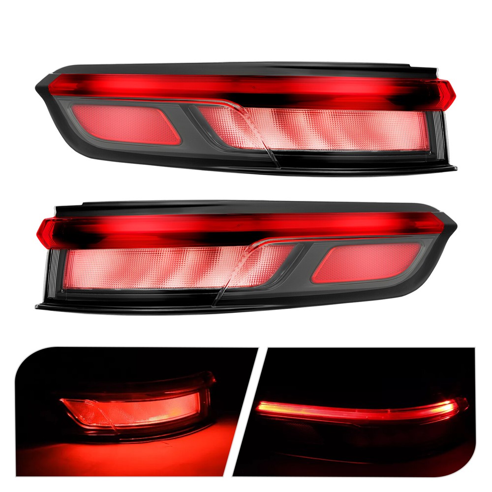 Pair For 2022-24 Jeep Grand Cherokee LED Tail Lights Left+Right Rear Tail Lamps