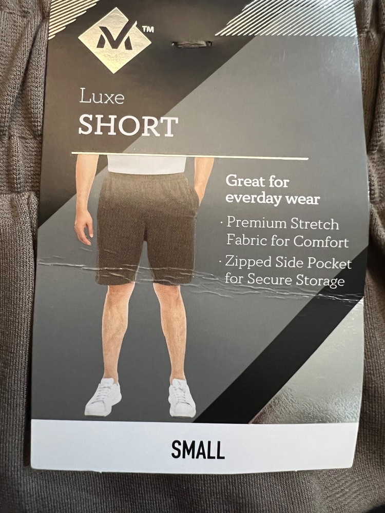 Members Mark Luxe Stretch Mens Shorts Relaxed Fit Small NWT Premium-image