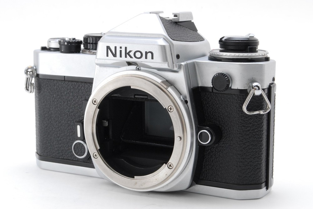 Nikon FE Silver 35mm SLR Film Camera Body [Almost MINT] From JAPAN