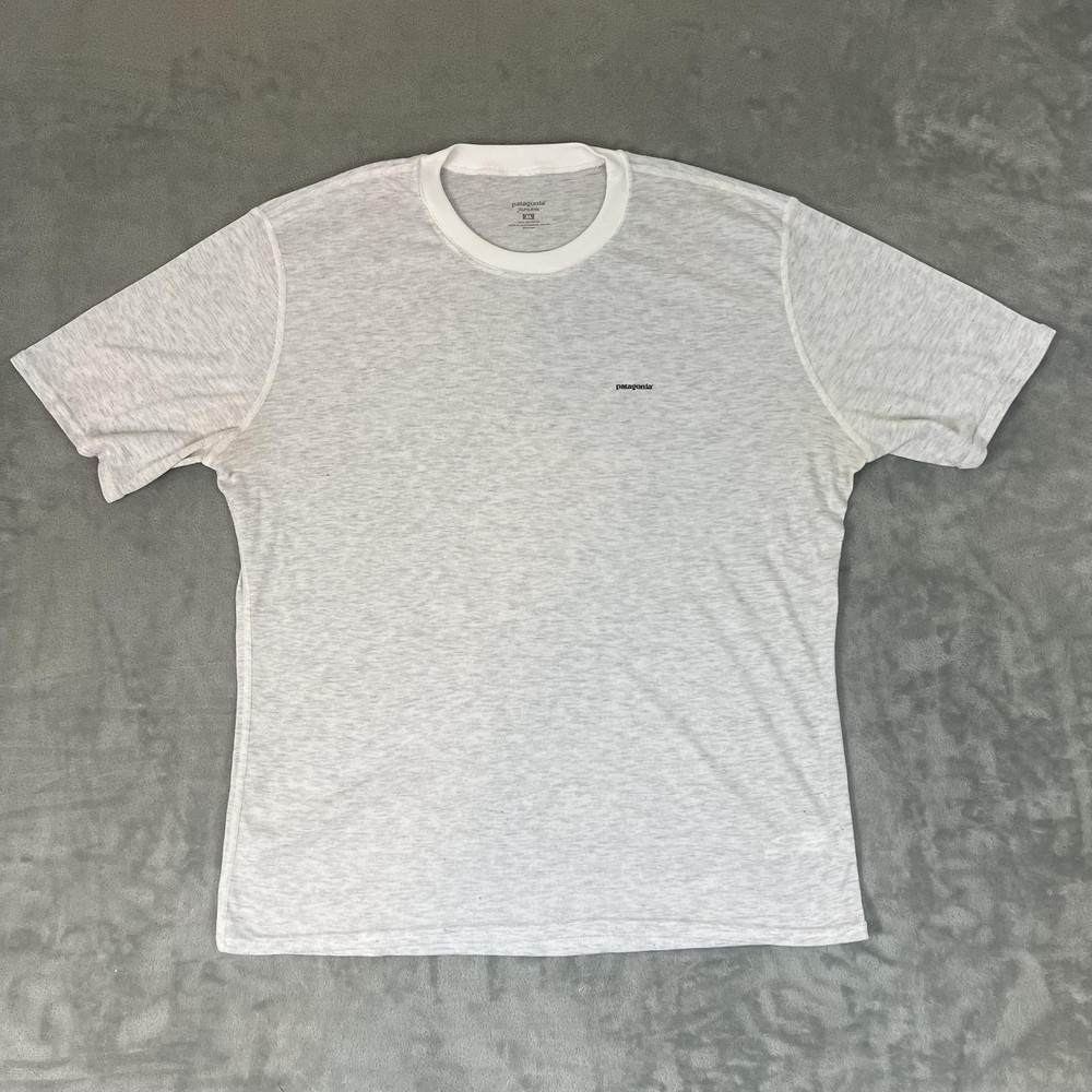 Vintage Patagonia Shirt Mens XL Heather Gray Capilene Crewneck Made USA 90s