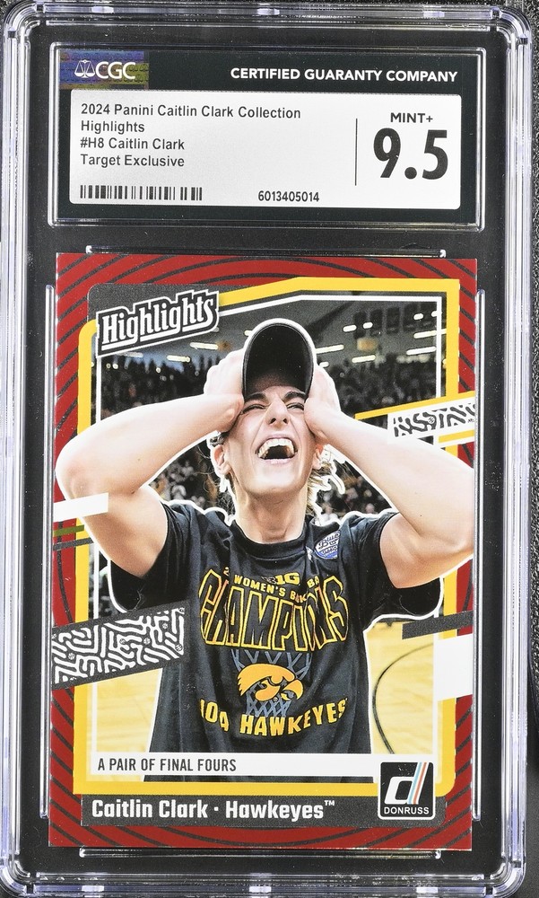 2024 Panini Caitlin Clark Collection #H8 Target Exclusive Highlights CGC 9.5