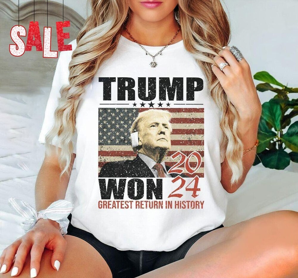 Hot Trump Won 2024 Election T-shirt S81221