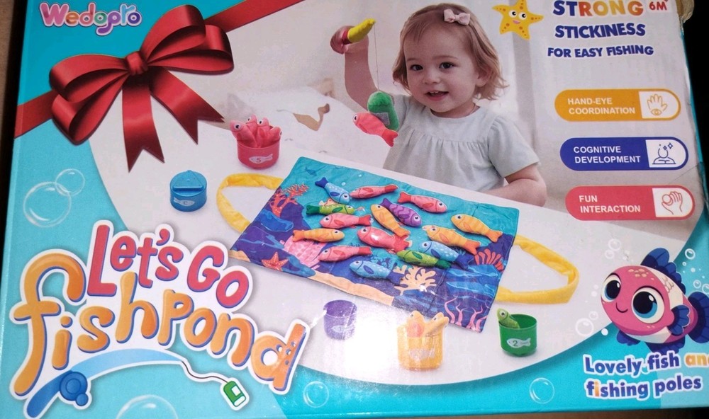 Montessori Fishpond Sensory Learning Toy for Babies 6 Months and Up  