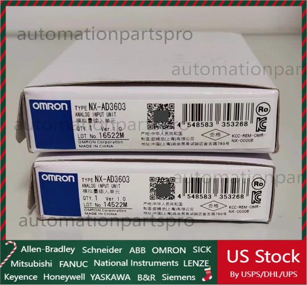 1PCS New Omron NX-AD3603 Analog Input Unit Fast Shipping  US Free TAX