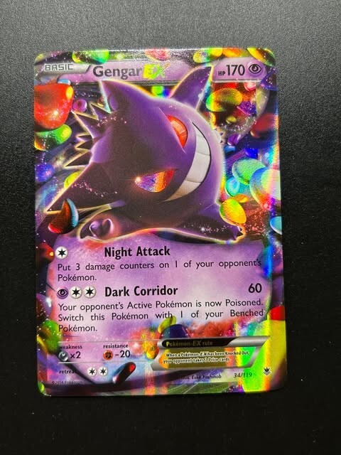 Gengar 34/119 - Phantom Forces - Ultra Rare - Pokemon TCG - LP