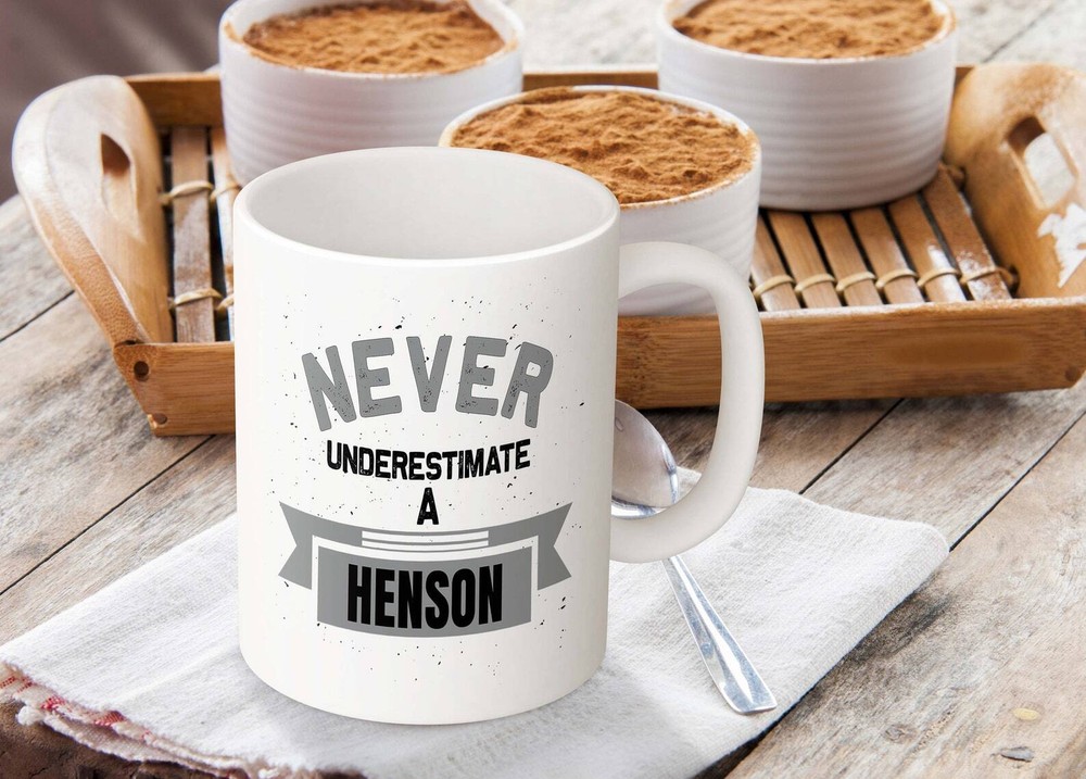 Personalized Never Underestimate Insperation Gift Funny Mug Personalized Gift