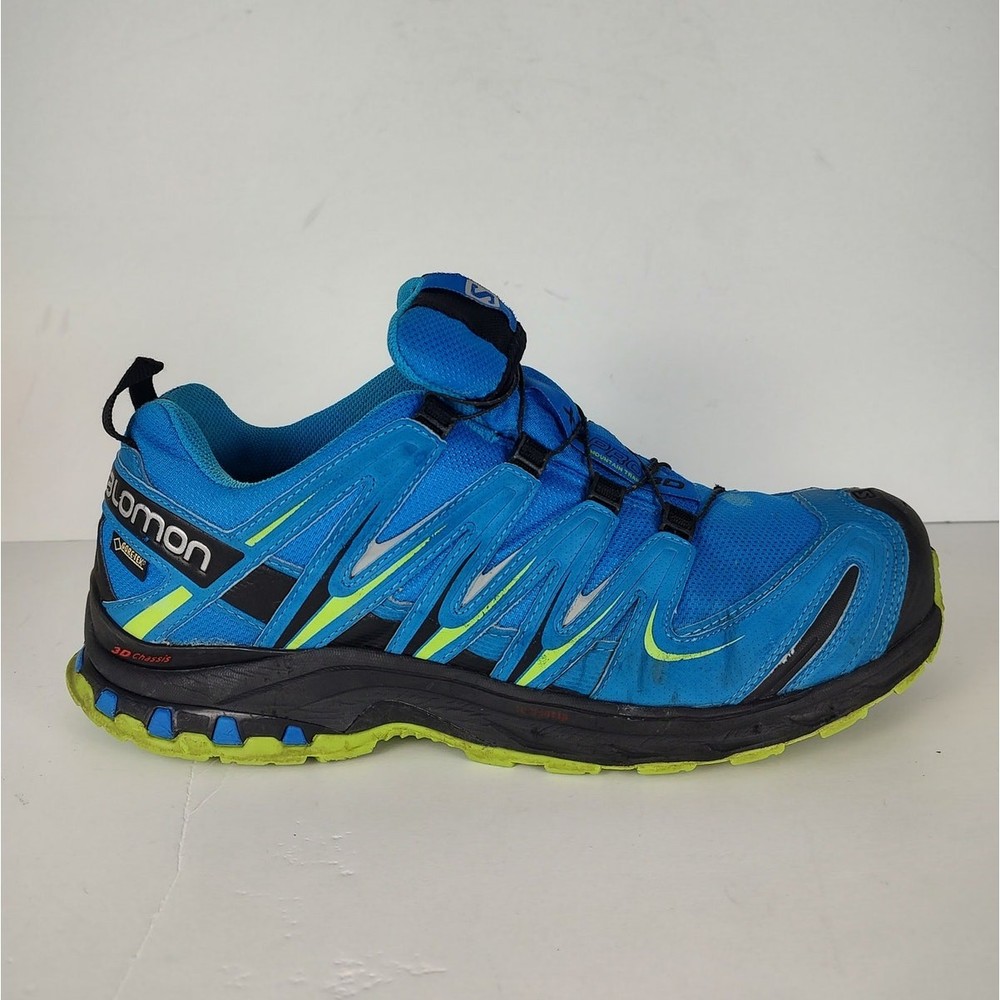 Salomon XA Pro 3D GTX Mens Blue Trail Running Hiking Shoes Size 11