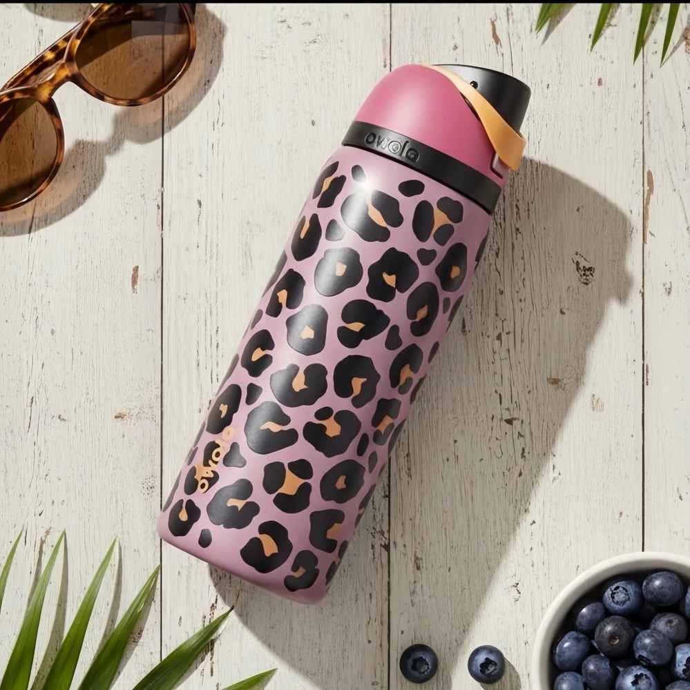 Owala 32oz FreeSip Stainless Steel Water Bottle – Jungle Stroll -2026 Gift