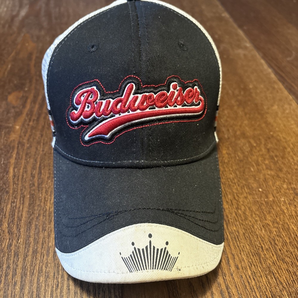 Budweiser Officially Licensed Mesh Trucker Hat Adjustable  See Flaws As Is