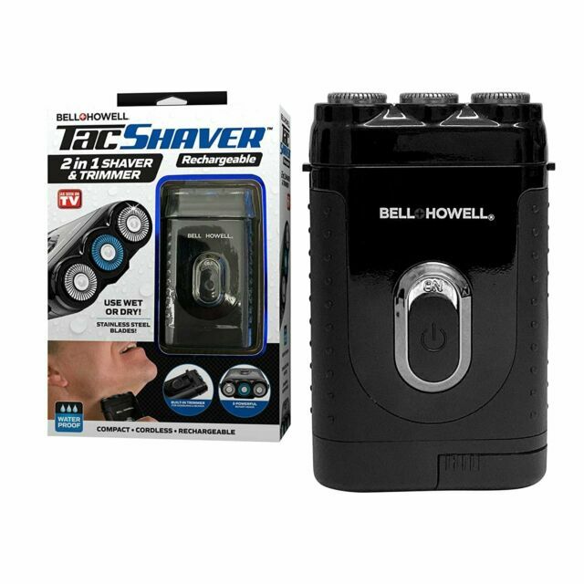 Bell and Howell TacShaver Rechargeable 2 in 1 Shaver Trimmer