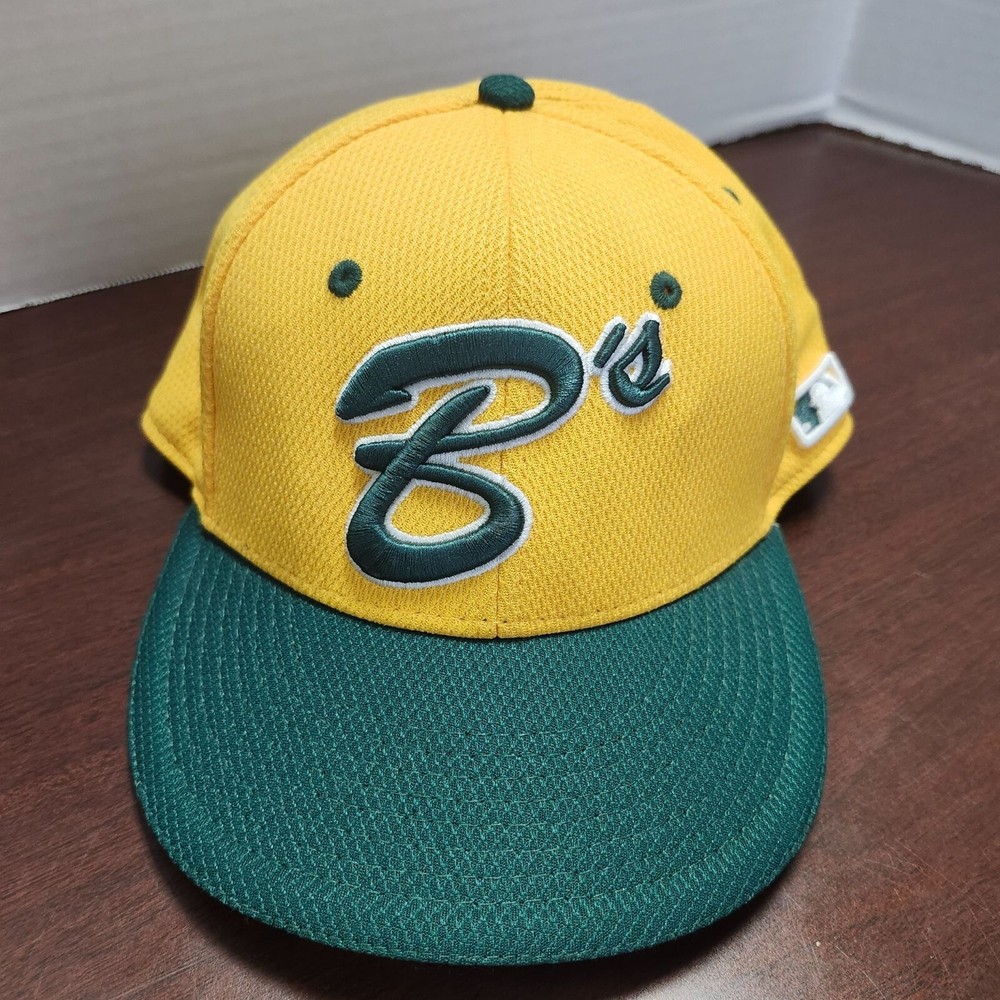 MLB Elite Series Yellow & Green Hat Cap M/L Flexfit OC Sports
