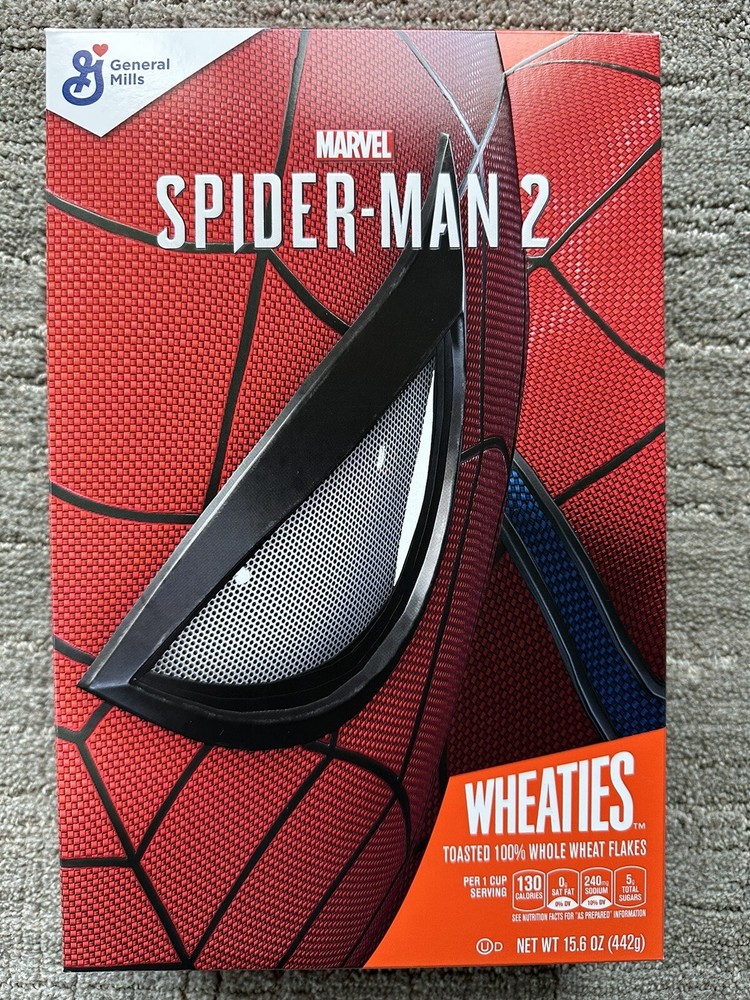 Limited Edition Brand New Wheaties Spider-Man 2 Box with Comic & PSN Voucher-image