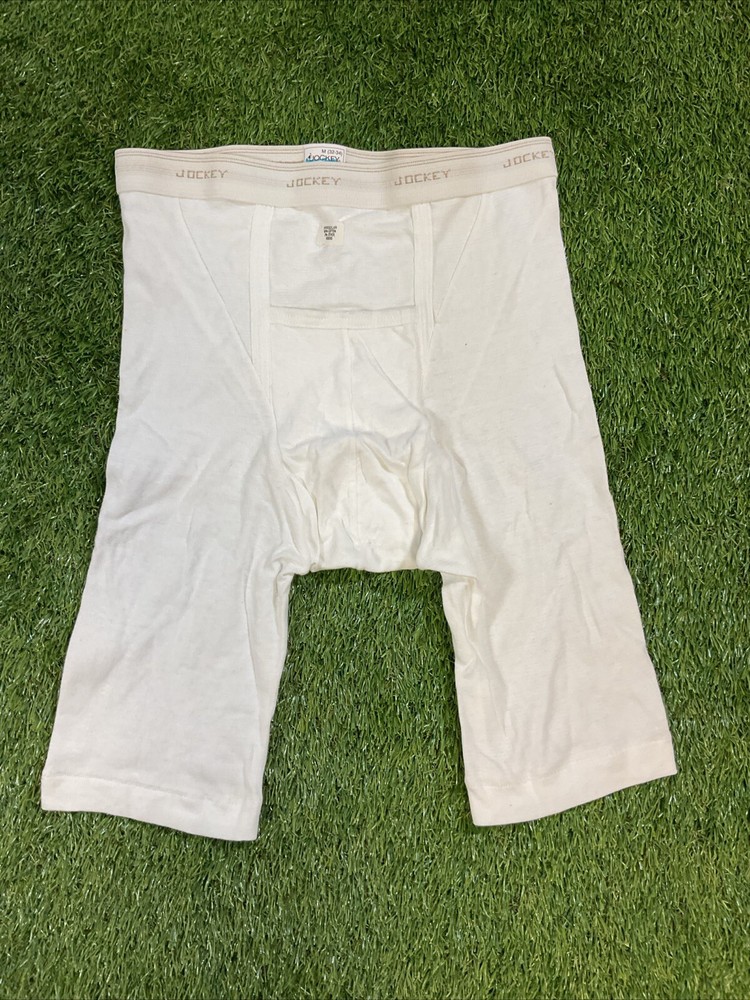 Vintage Jockey Men’s Boxer Briefs Horizontal Pouch Pocket USA M 32-34 USA Made