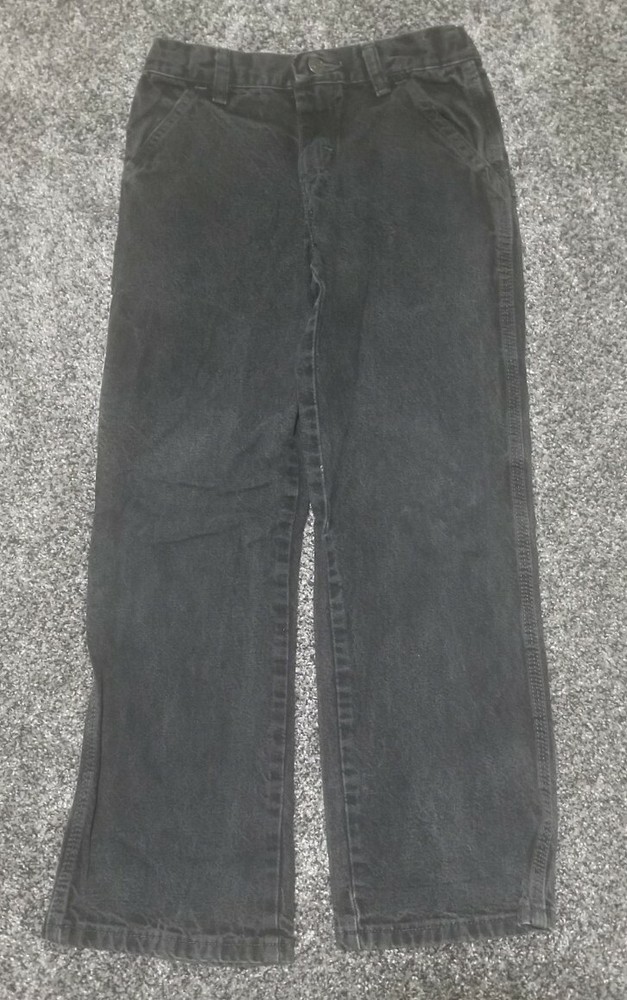Wrangler Youth Boys Size 10 Regular Black Jeans. Look New